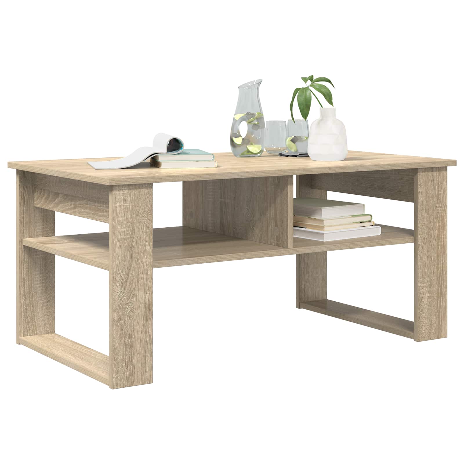 Tavolino da salotto Rovere Sonoma 96 x 54 x 44 cm