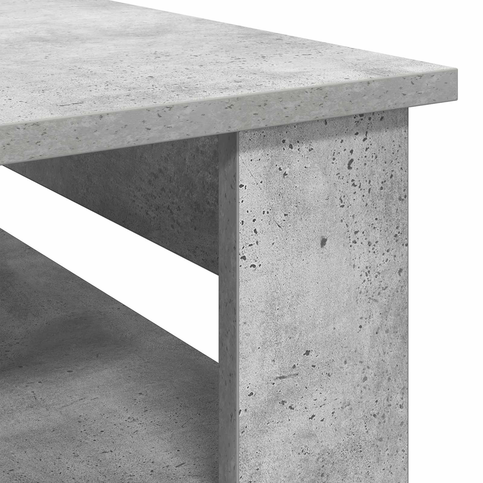 Tavolino da salotto Grigio cemento 96 x 54 x 44 cm