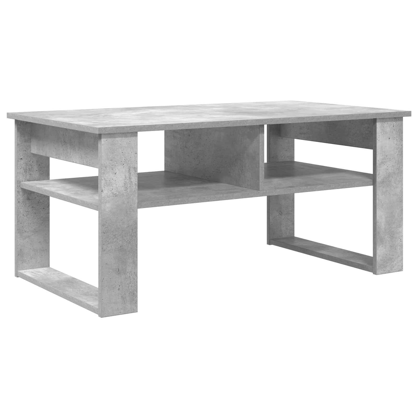 Tavolino da salotto Grigio cemento 96 x 54 x 44 cm