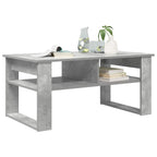 Tavolino da salotto Grigio cemento 96 x 54 x 44 cm