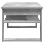 Tavolino da salotto Grigio cemento 96 x 54 x 44 cm