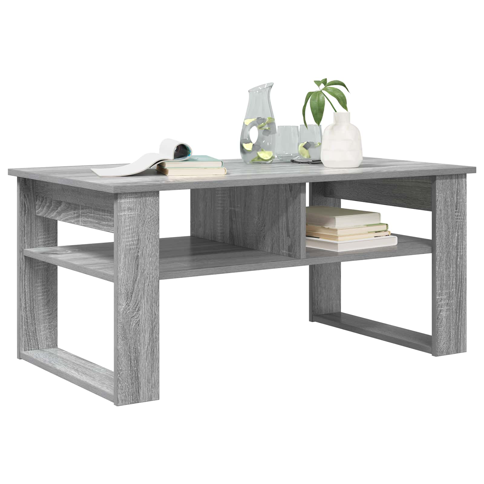 Tavolino da salotto Grigio Sonoma 96 x 54 x 44 cm