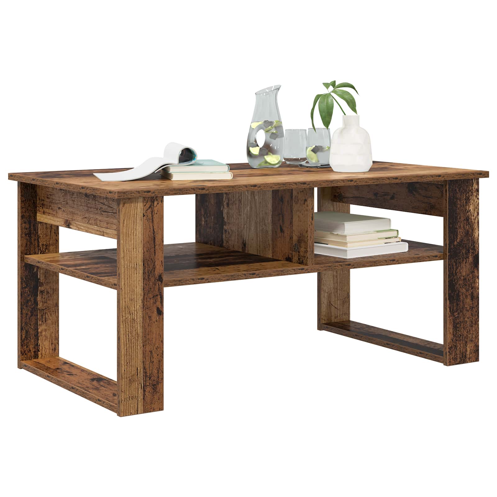 Tavolino da salotto Legno vecchio 96 x 54 x 44 cm