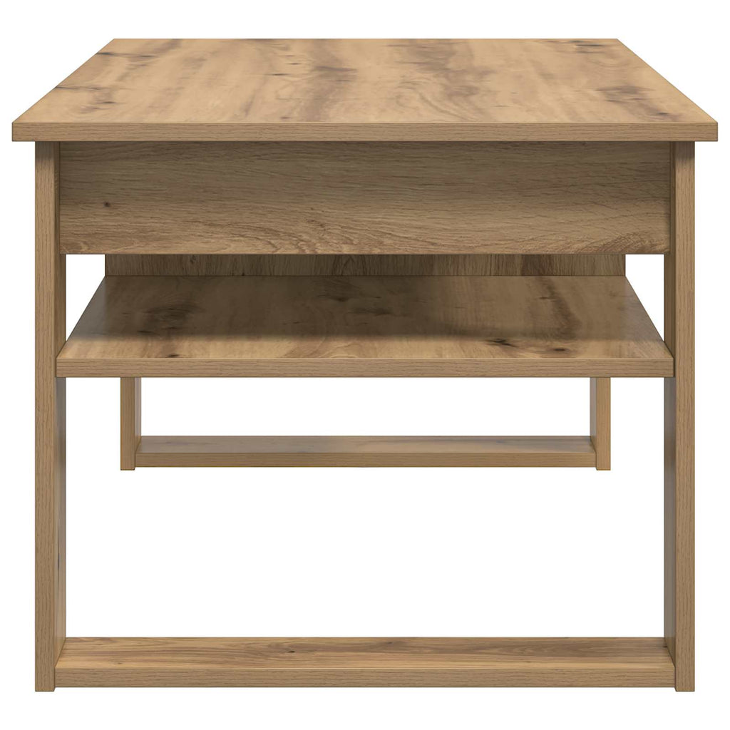 Tavolino da salotto Rovere artigianale 96 x 54 x 44 cm