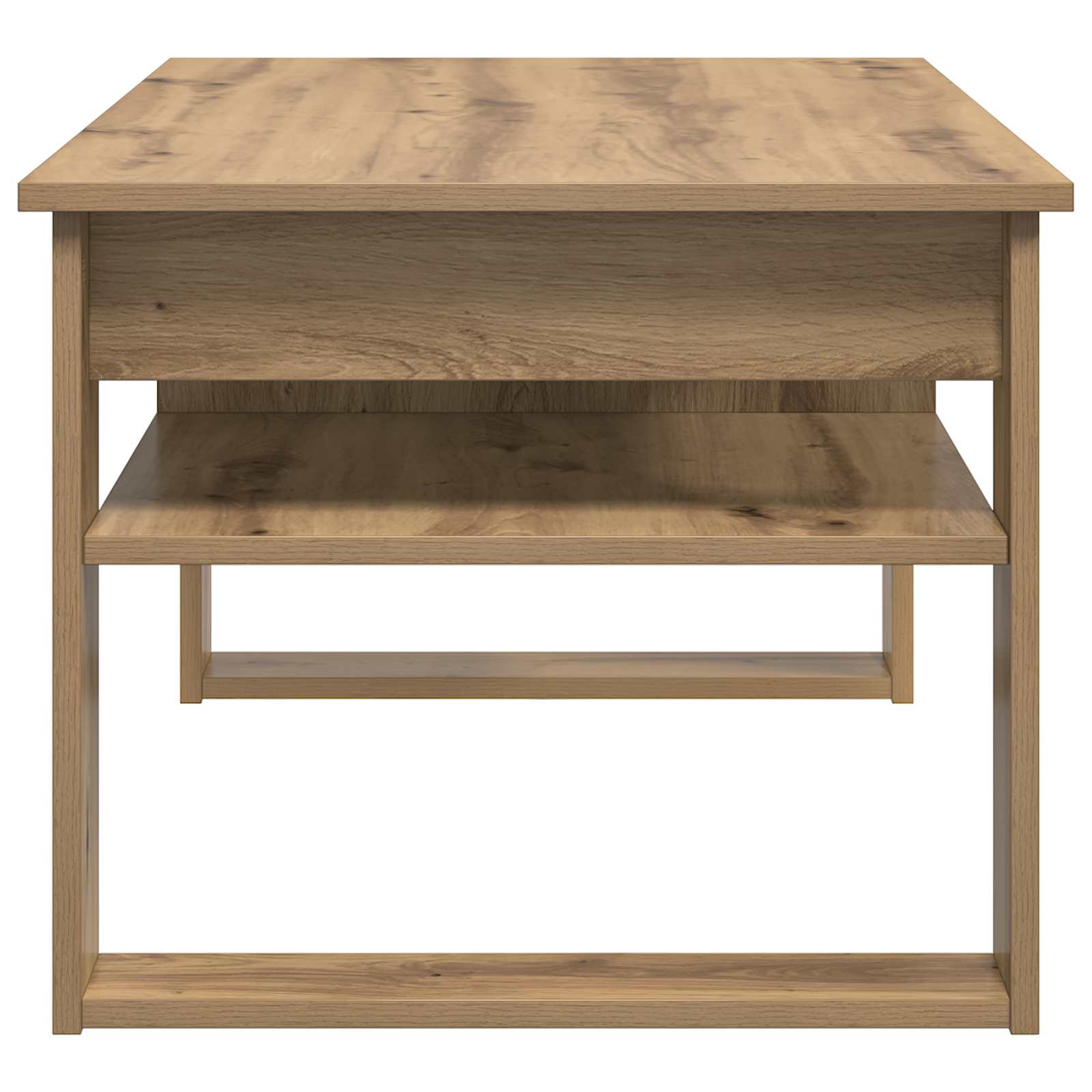 Tavolino da salotto Rovere artigianale 96 x 54 x 44 cm