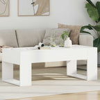 Tavolino da salotto Bianco 110 x 50 x 41 cm Legno multistrato