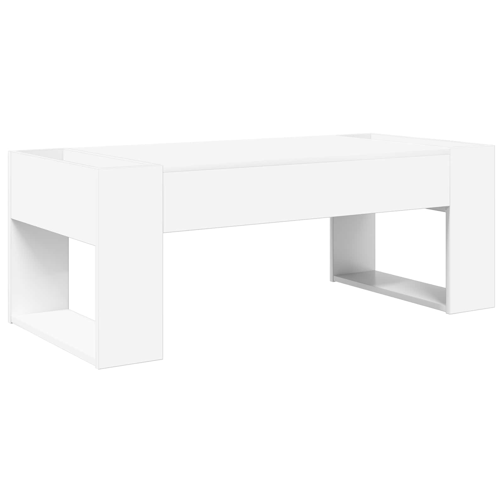 Tavolino da salotto Bianco 110 x 50 x 41 cm Legno multistrato