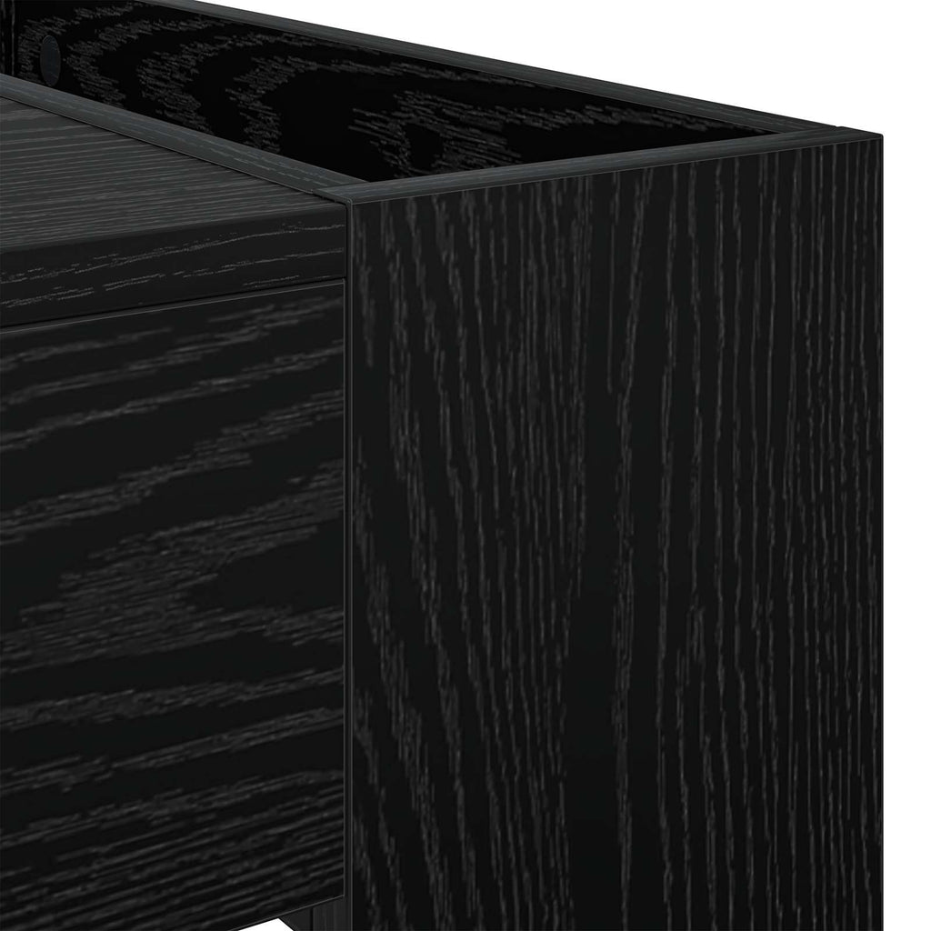Tavolino da salotto Rovere Nero 110 x 50 x 41 cm