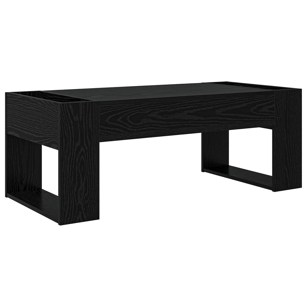 Tavolino da salotto Rovere Nero 110 x 50 x 41 cm