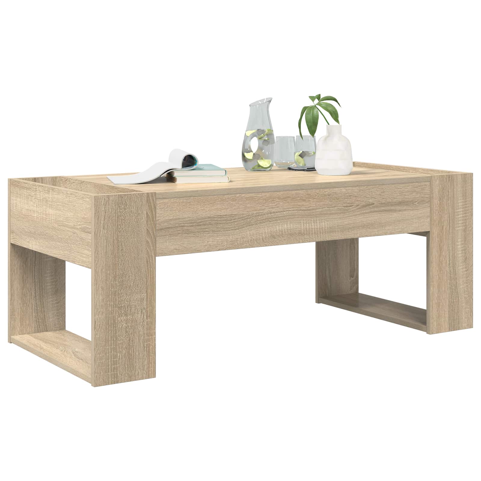 Tavolino da salotto Rovere Sonoma 110 x 50 x 41 cm