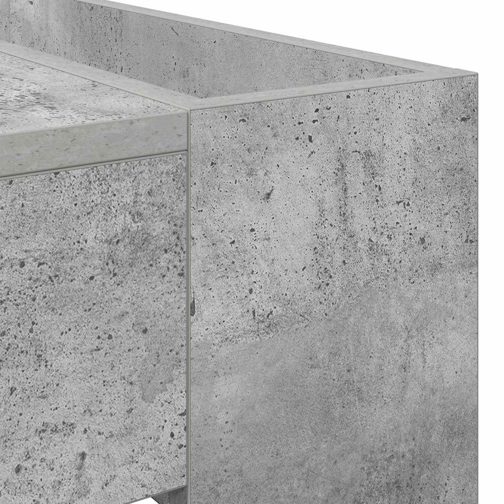 Tavolino da salotto Grigio cemento 110 x 50 x 41 cm