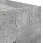 Tavolino da salotto Grigio cemento 110 x 50 x 41 cm