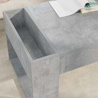 Tavolino da salotto Grigio cemento 110 x 50 x 41 cm