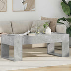 Tavolino da salotto Grigio cemento 110 x 50 x 41 cm