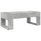 Tavolino da salotto Grigio cemento 110 x 50 x 41 cm