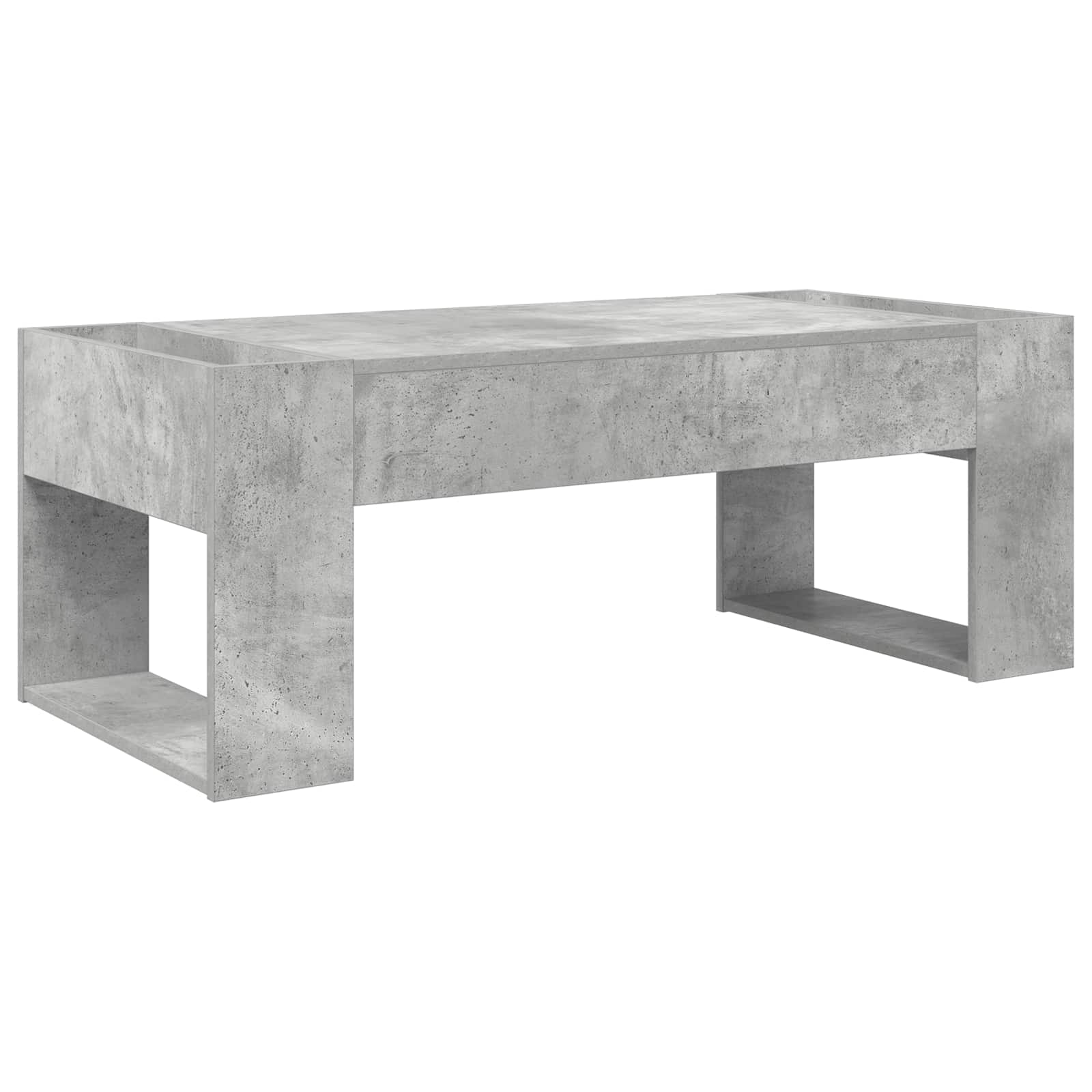 Tavolino da salotto Grigio cemento 110 x 50 x 41 cm