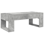 Tavolino da salotto Grigio cemento 110 x 50 x 41 cm