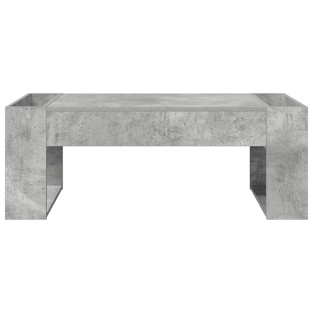Tavolino da salotto Grigio cemento 110 x 50 x 41 cm