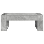 Tavolino da salotto Grigio cemento 110 x 50 x 41 cm
