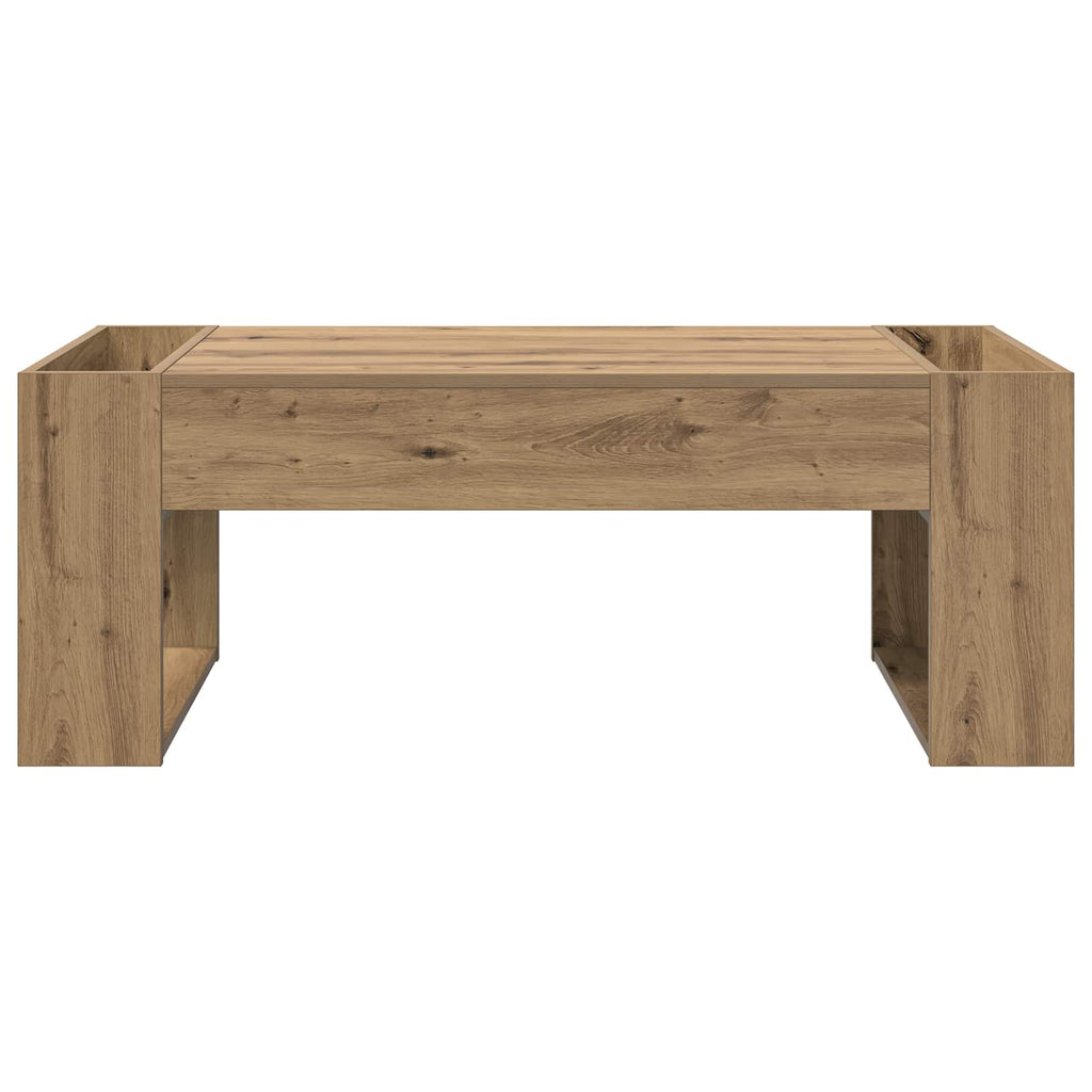 Tavolino da salotto Rovere artigianale 110 x 50 x 41 cm
