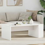 Tavolino da salotto Bianco 95 x 50 x 34 cm Legno multistrato