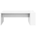Tavolino da salotto Bianco 95 x 50 x 34 cm Legno multistrato
