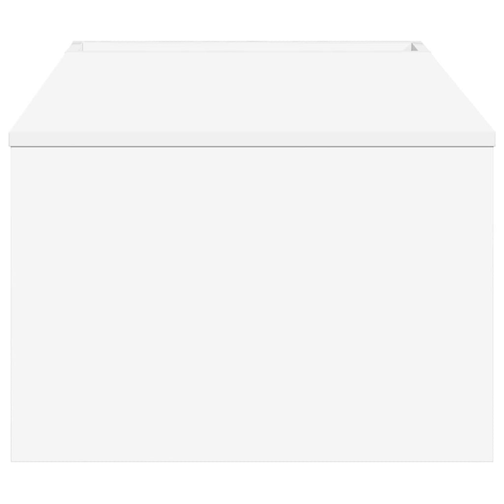 Tavolino da salotto Bianco 95 x 50 x 34 cm Legno multistrato