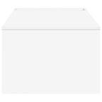 Tavolino da salotto Bianco 95 x 50 x 34 cm Legno multistrato