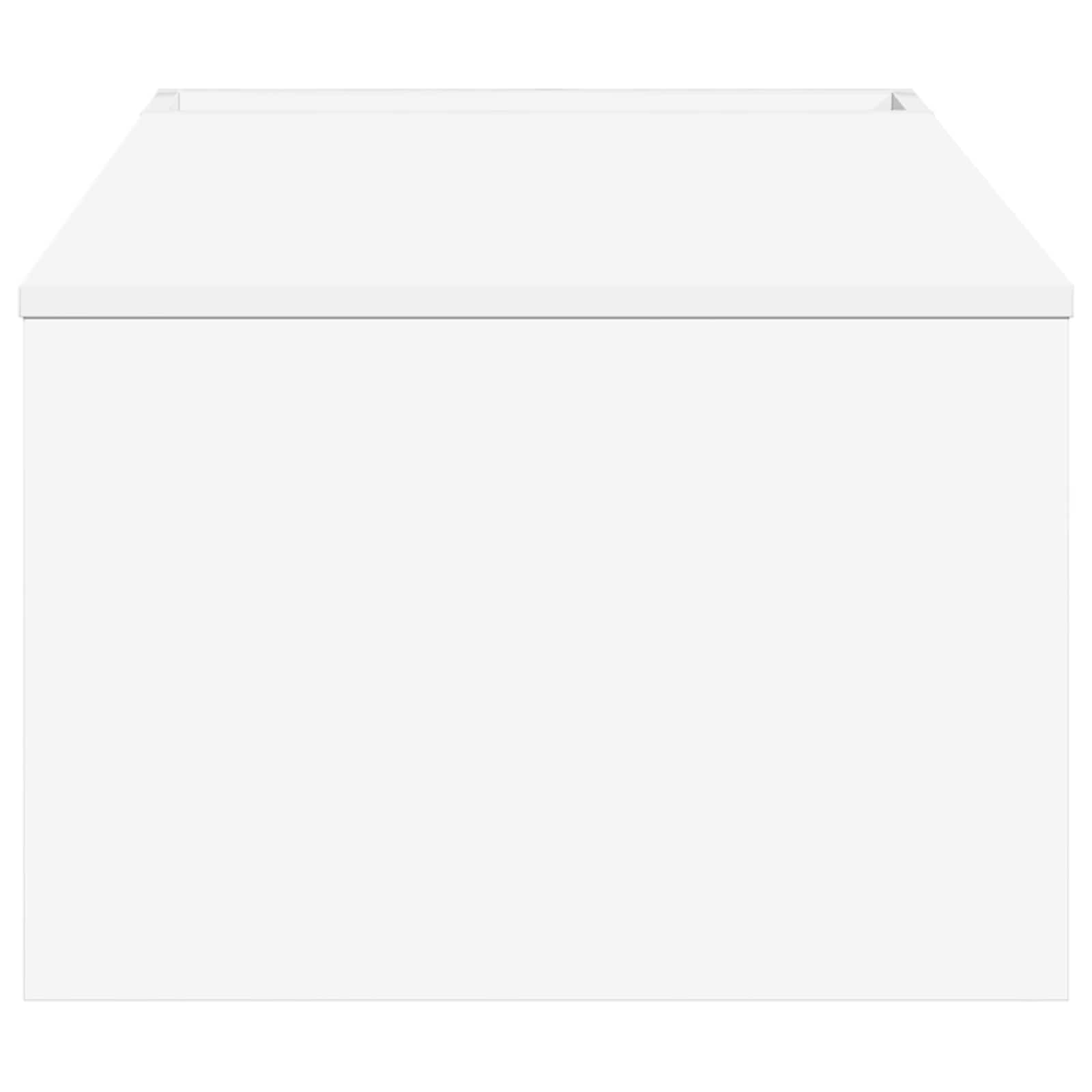Tavolino da salotto Bianco 95 x 50 x 34 cm Legno multistrato