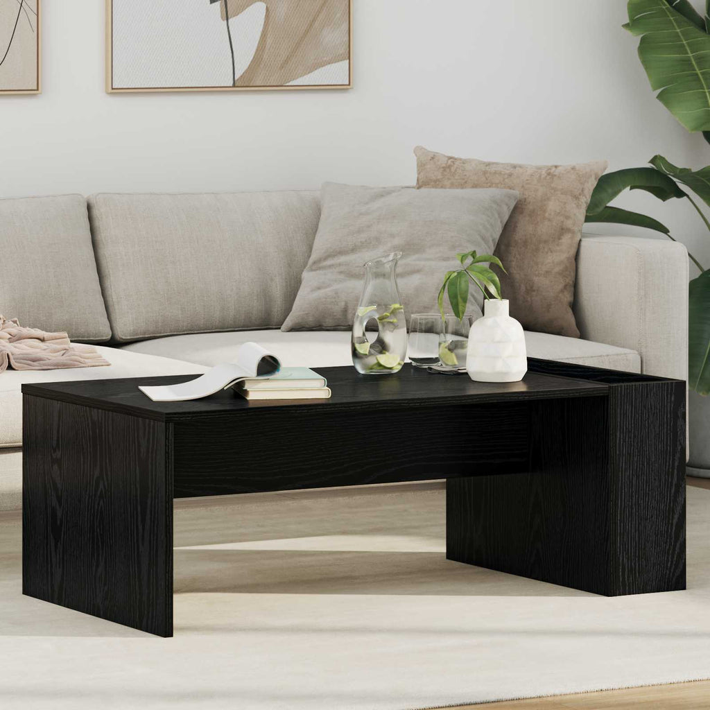 Tavolino da salotto Rovere Nero 95 x 50 x 34 cm