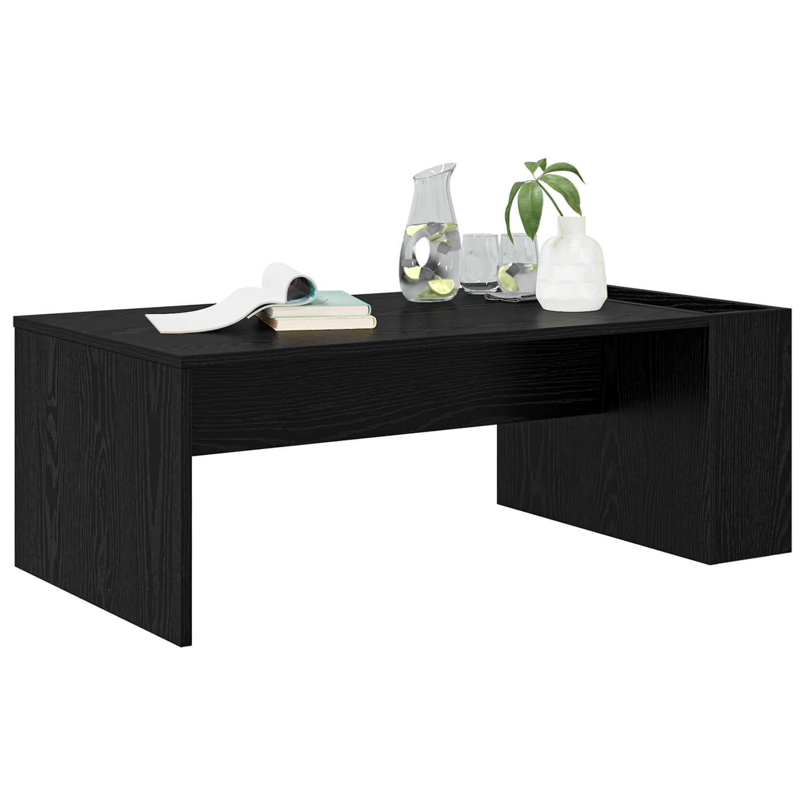 Tavolino da salotto Rovere Nero 95 x 50 x 34 cm