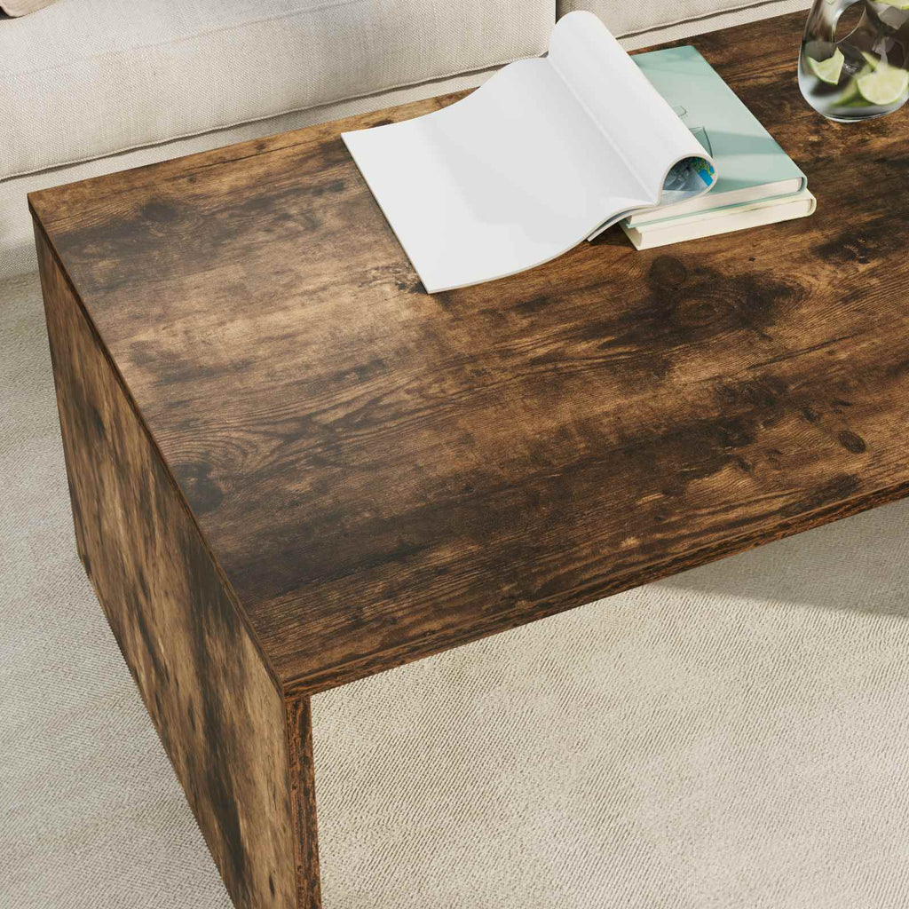 Tavolino da salotto Rovere fumé 95 x 50 x 34 cm