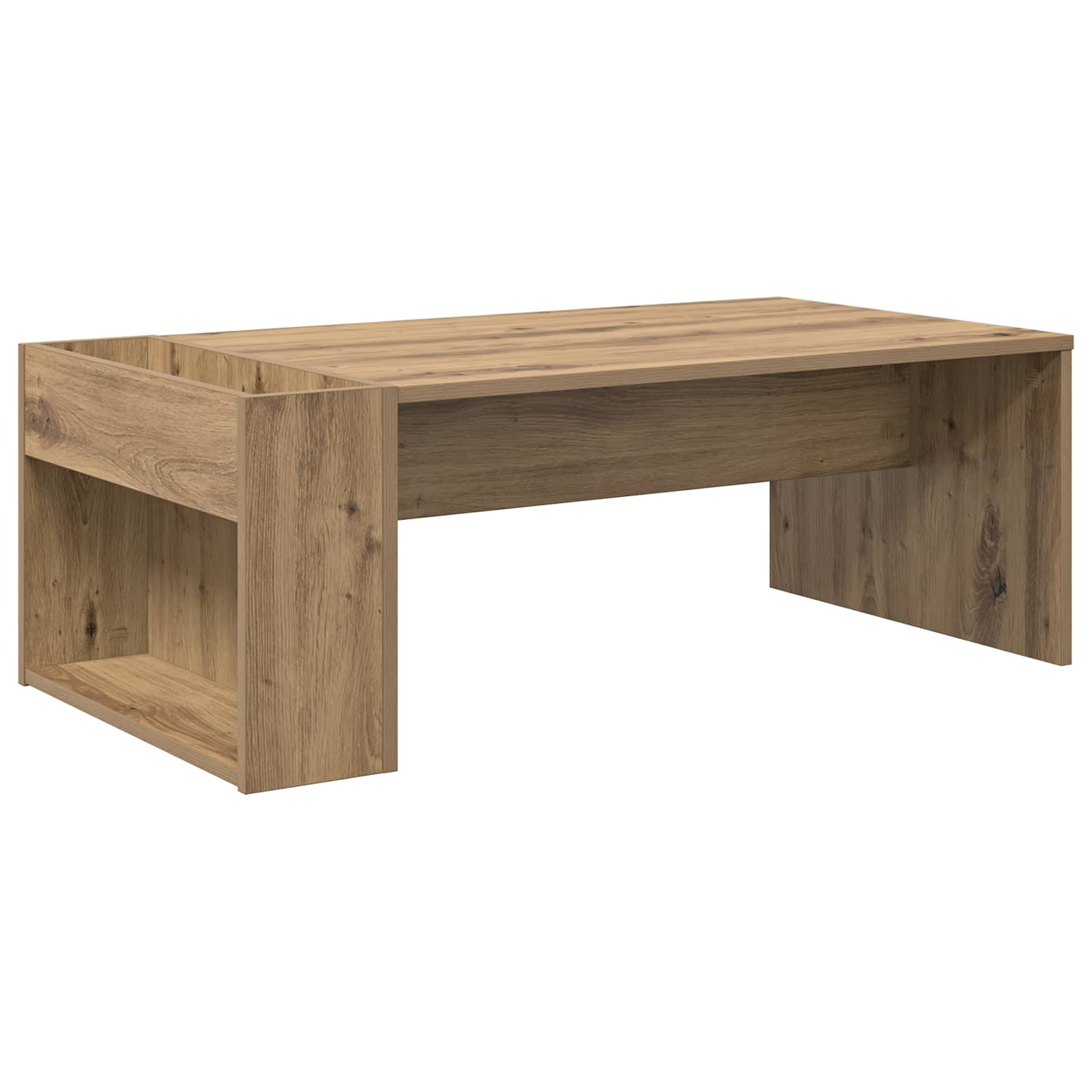Tavolino da salotto Rovere artigianale 95 x 50 x 34 cm