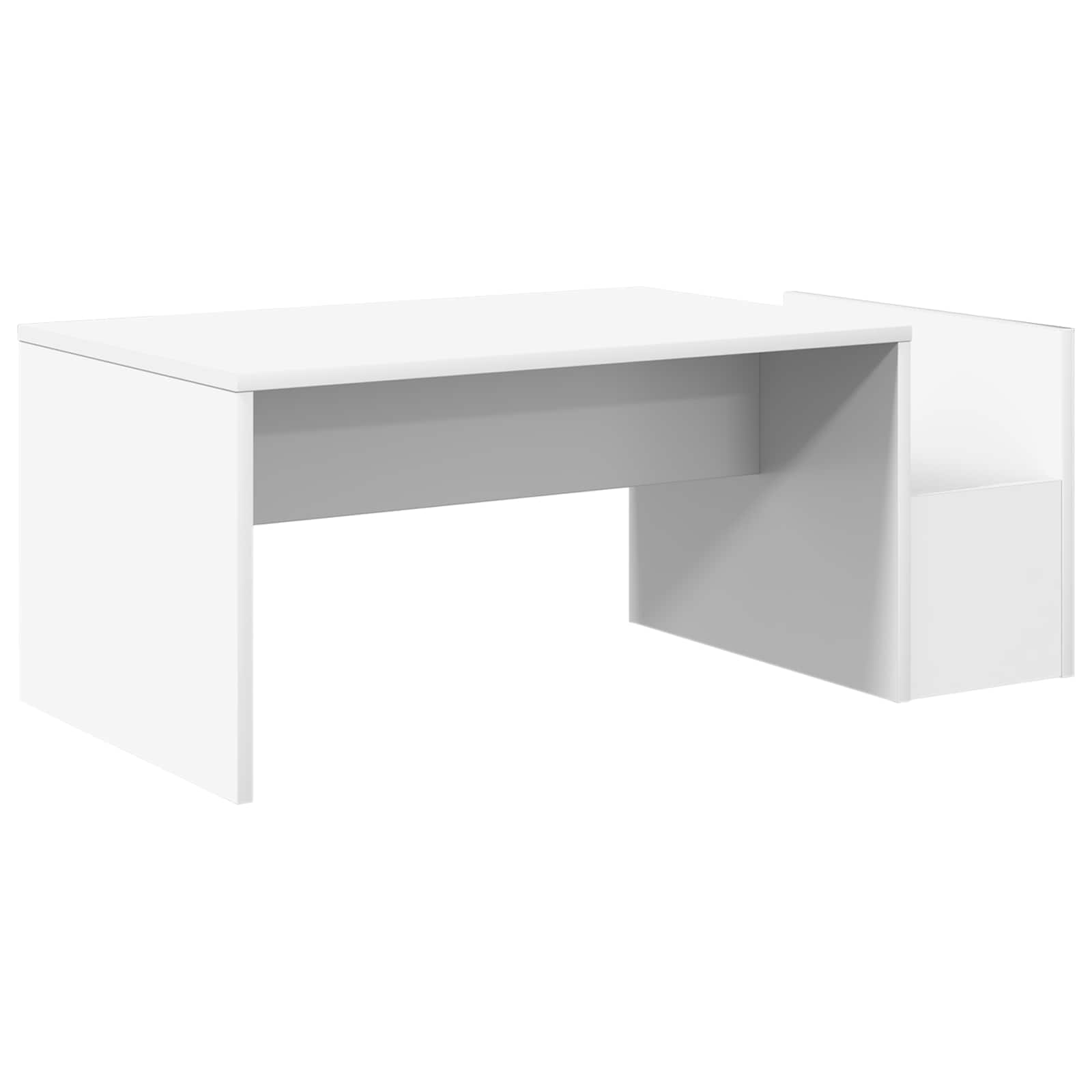 Tavolino da salotto Bianco 90 x 45 x 35 cm Legno multistrato