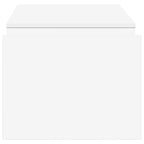 Tavolino da salotto Bianco 90 x 45 x 35 cm Legno multistrato