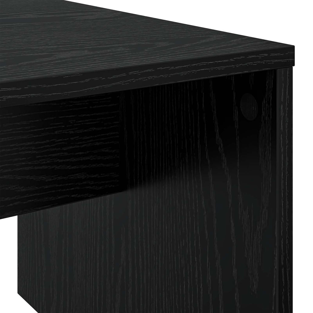 Tavolino da salotto Rovere Nero 90 x 45 x 35 cm