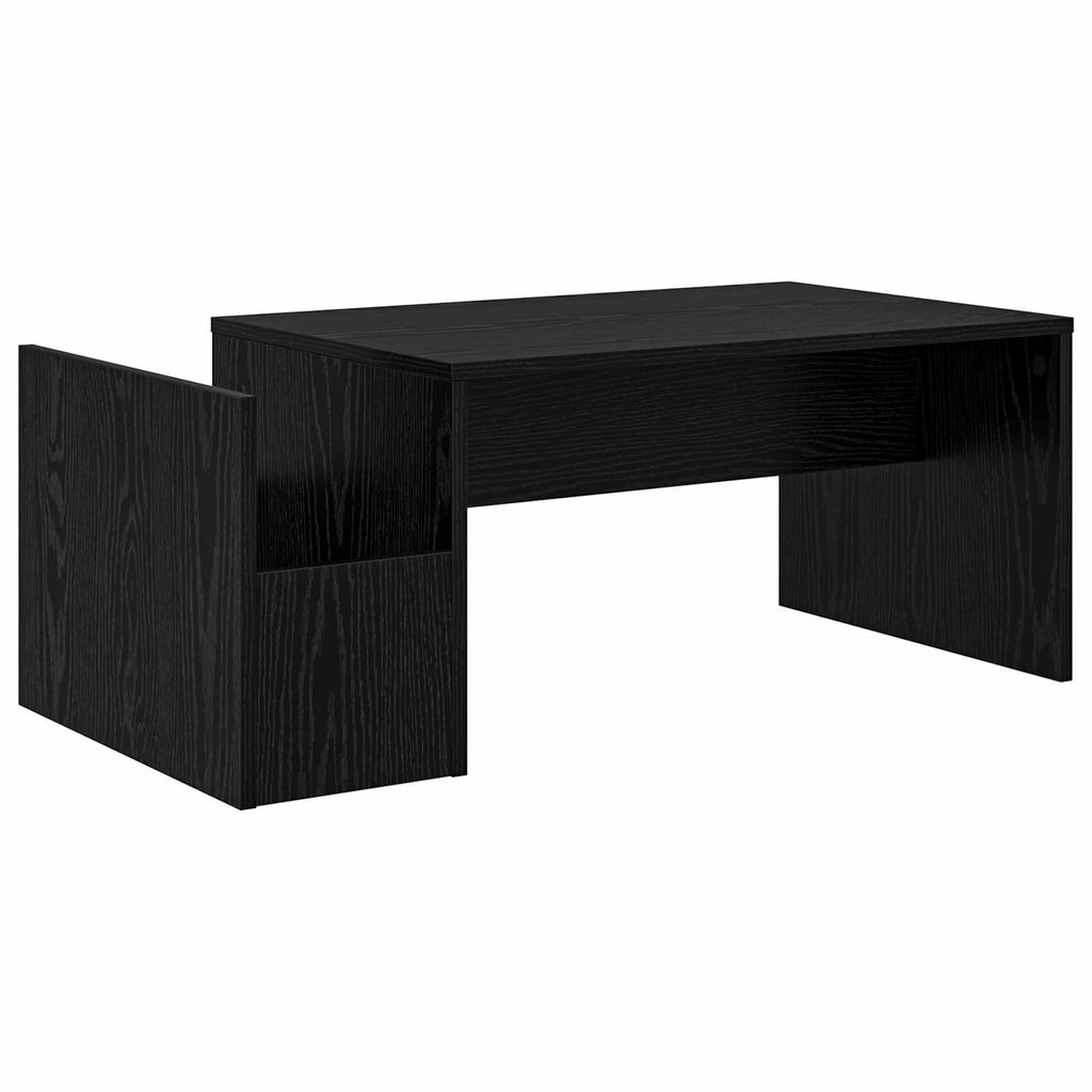 Tavolino da salotto Rovere Nero 90 x 45 x 35 cm