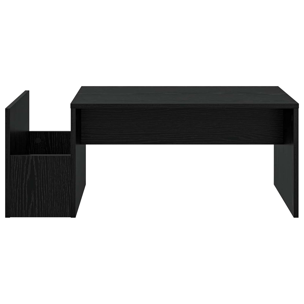 Tavolino da salotto Rovere Nero 90 x 45 x 35 cm
