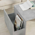 Tavolino da salotto Grigio cemento 90 x 45 x 35 cm