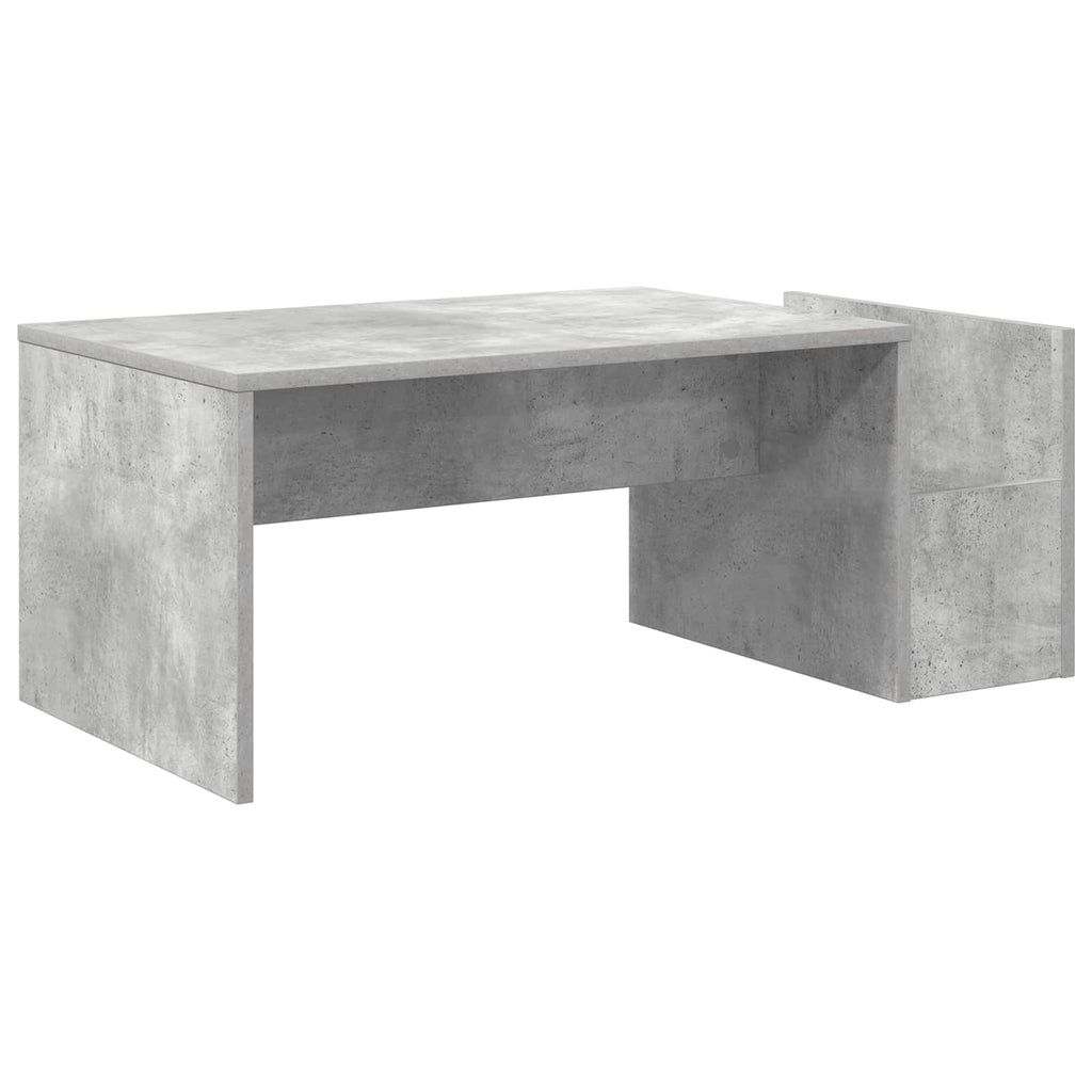 Tavolino da salotto Grigio cemento 90 x 45 x 35 cm
