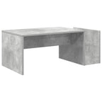 Tavolino da salotto Grigio cemento 90 x 45 x 35 cm