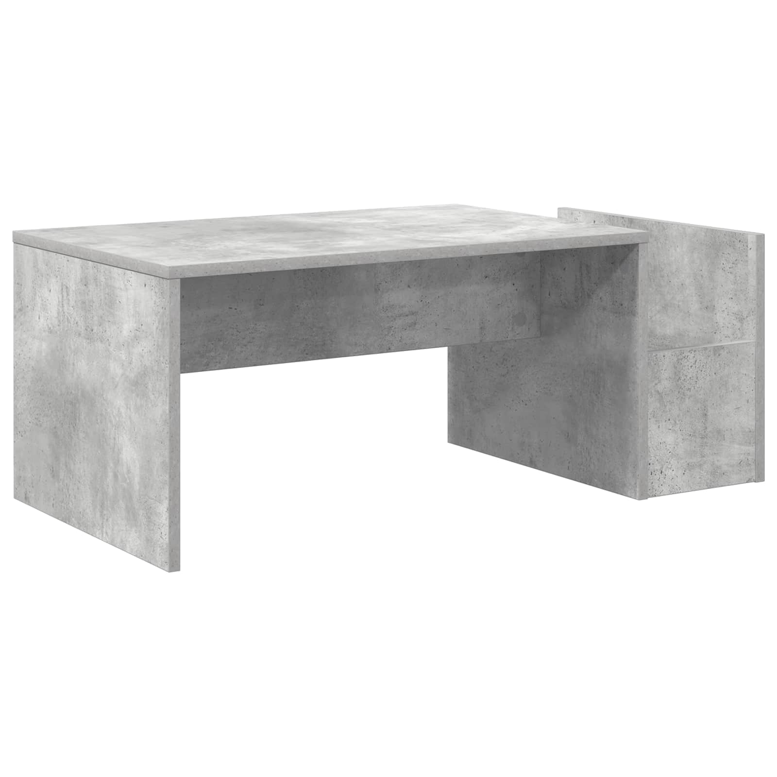 Tavolino da salotto Grigio cemento 90 x 45 x 35 cm