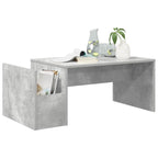 Tavolino da salotto Grigio cemento 90 x 45 x 35 cm