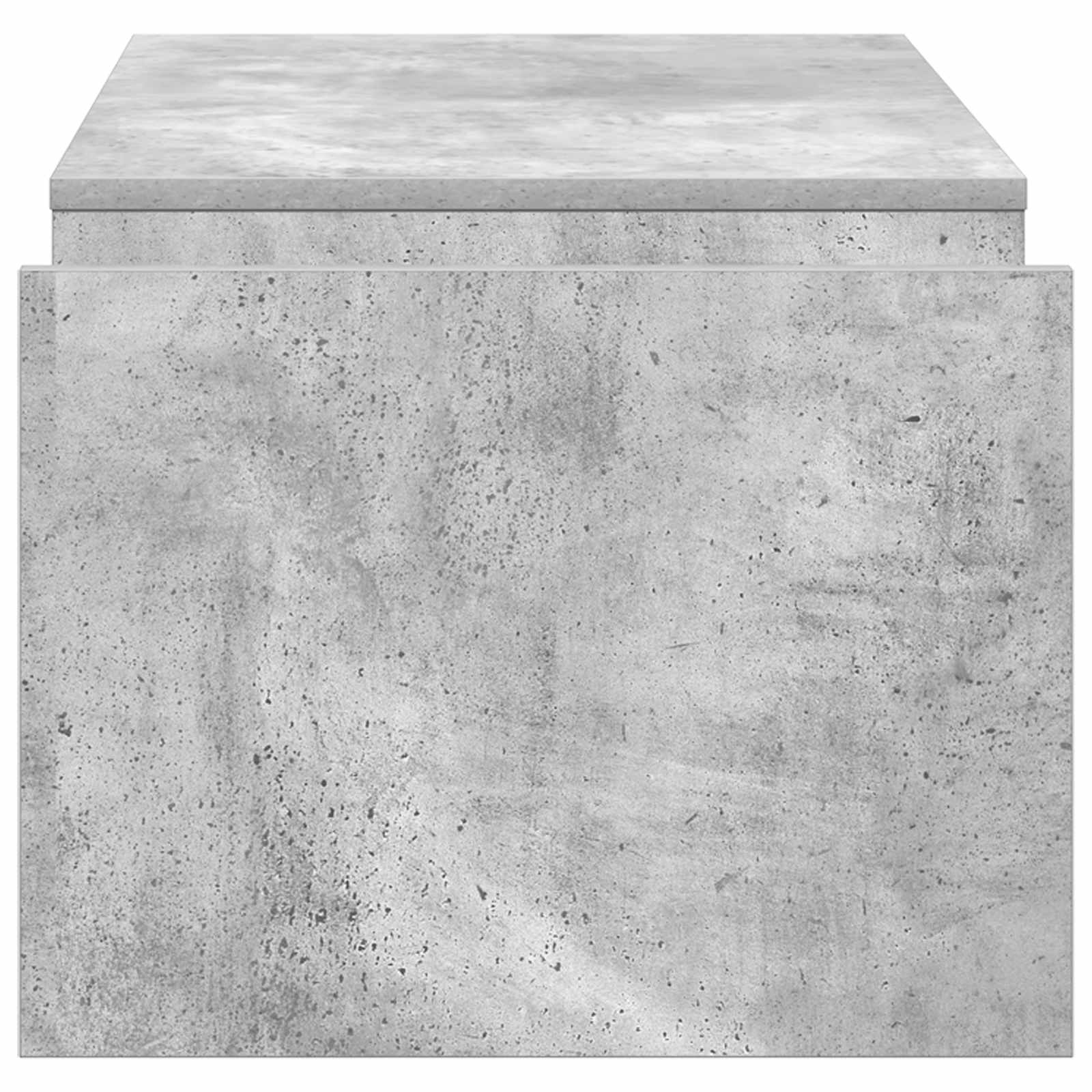 Tavolino da salotto Grigio cemento 90 x 45 x 35 cm