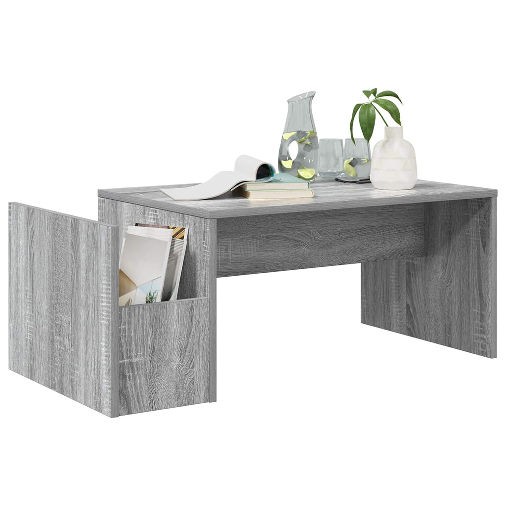 Tavolino da salotto Grigio Sonoma 90 x 45 x 35 cm