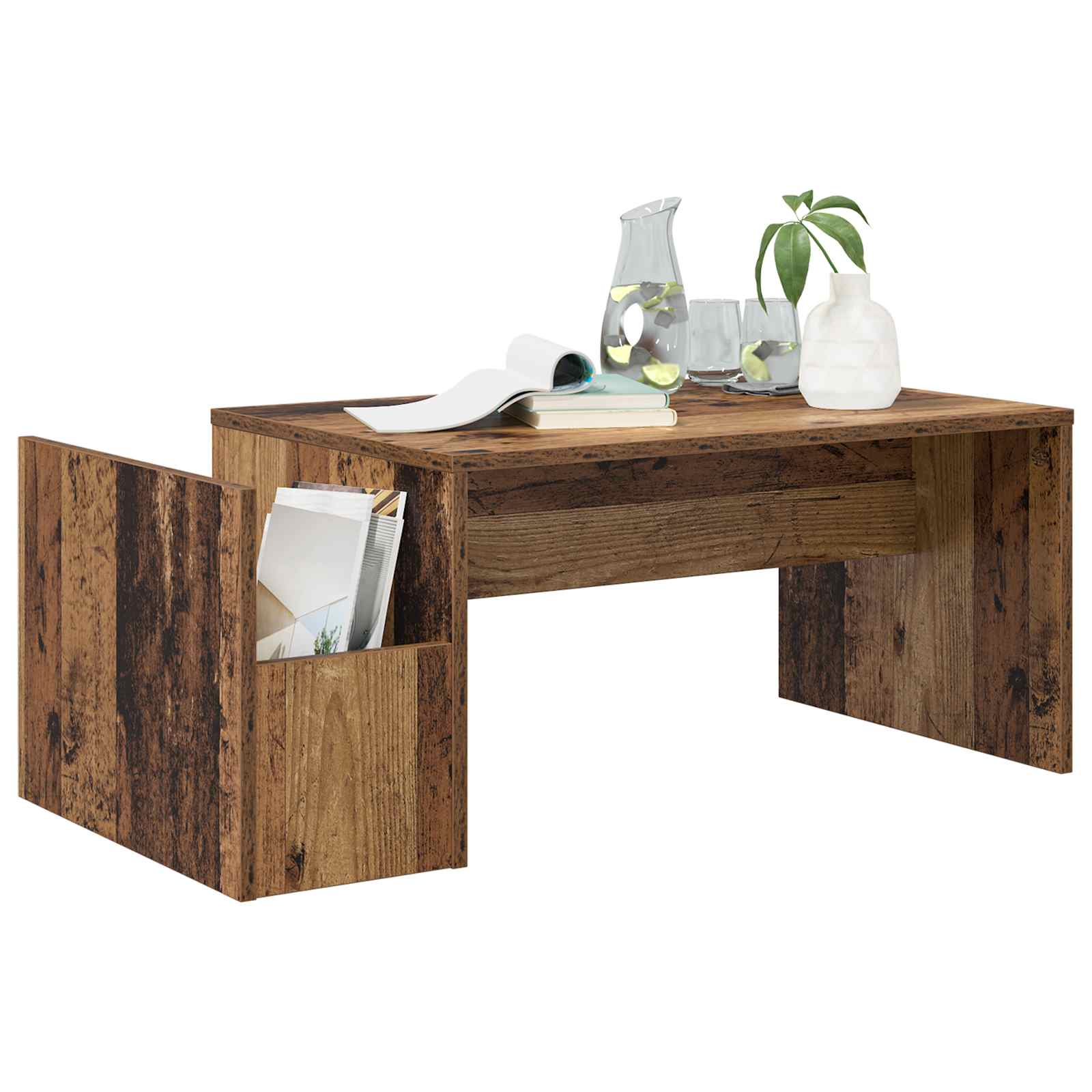 Tavolino da salotto Legno vecchio 90 x 45 x 35 cm