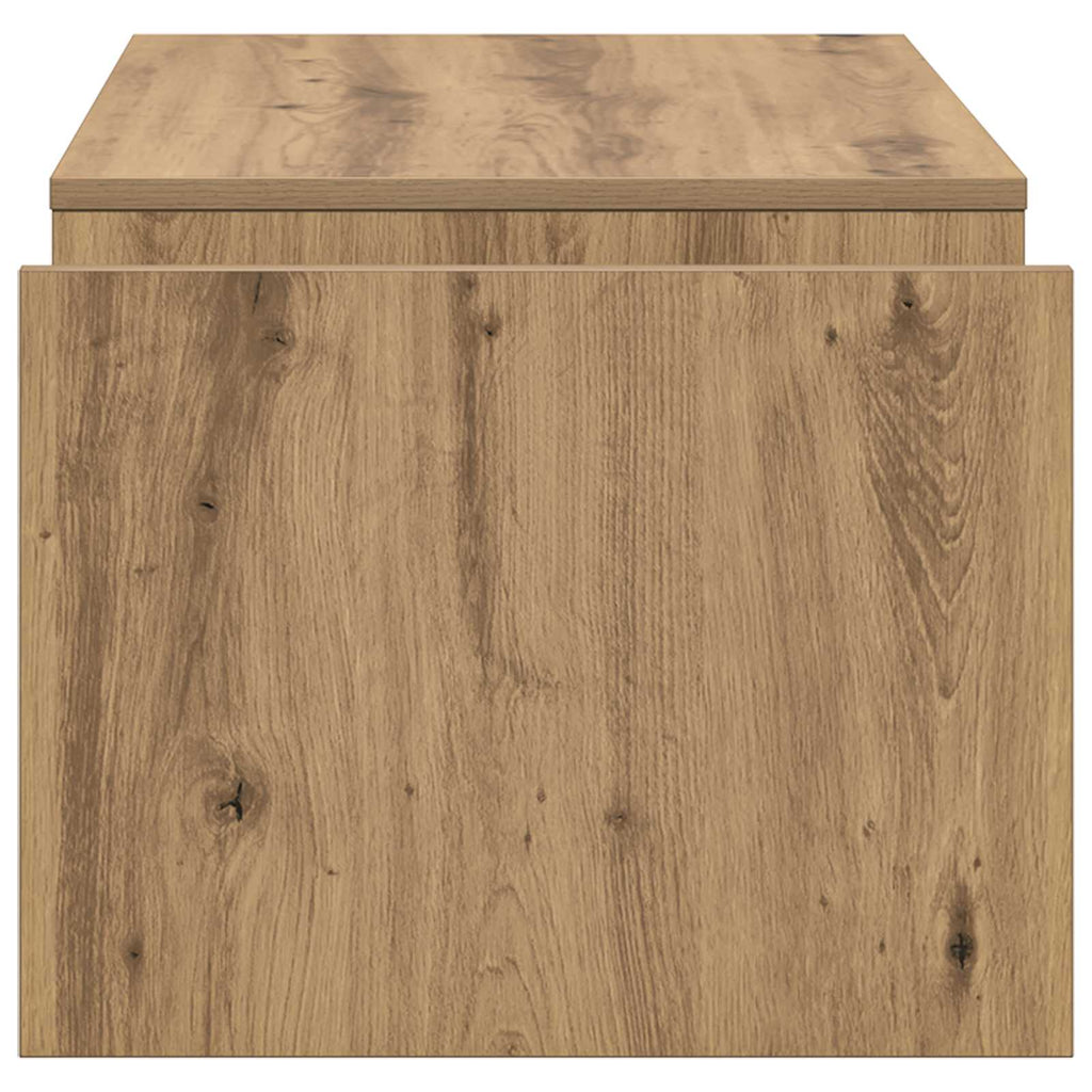 Tavolino da salotto Rovere artigianale 90 x 45 x 35 cm