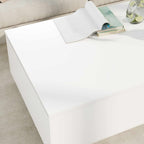 Tavolino da salotto Bianco 95 x 55 x 31 cm Legno multistrato