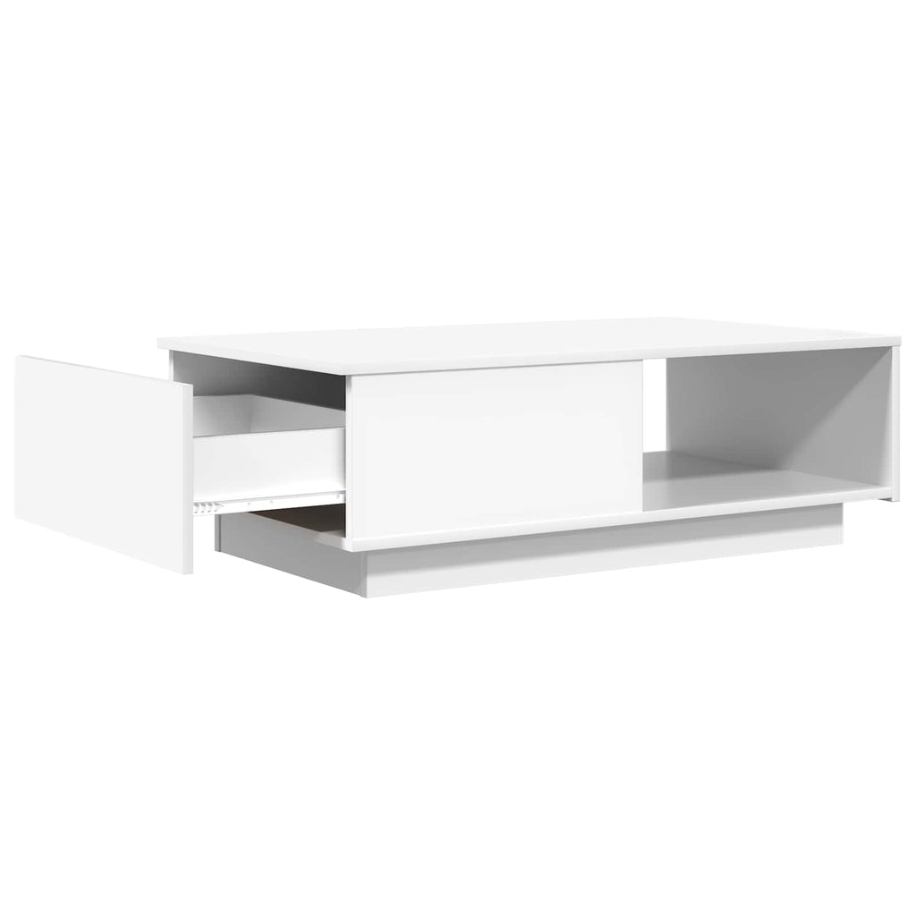 Tavolino da salotto Bianco 95 x 55 x 31 cm Legno multistrato