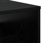 Tavolino da salotto con cassetto Rovere Nero 95 x 55 x 31 cm